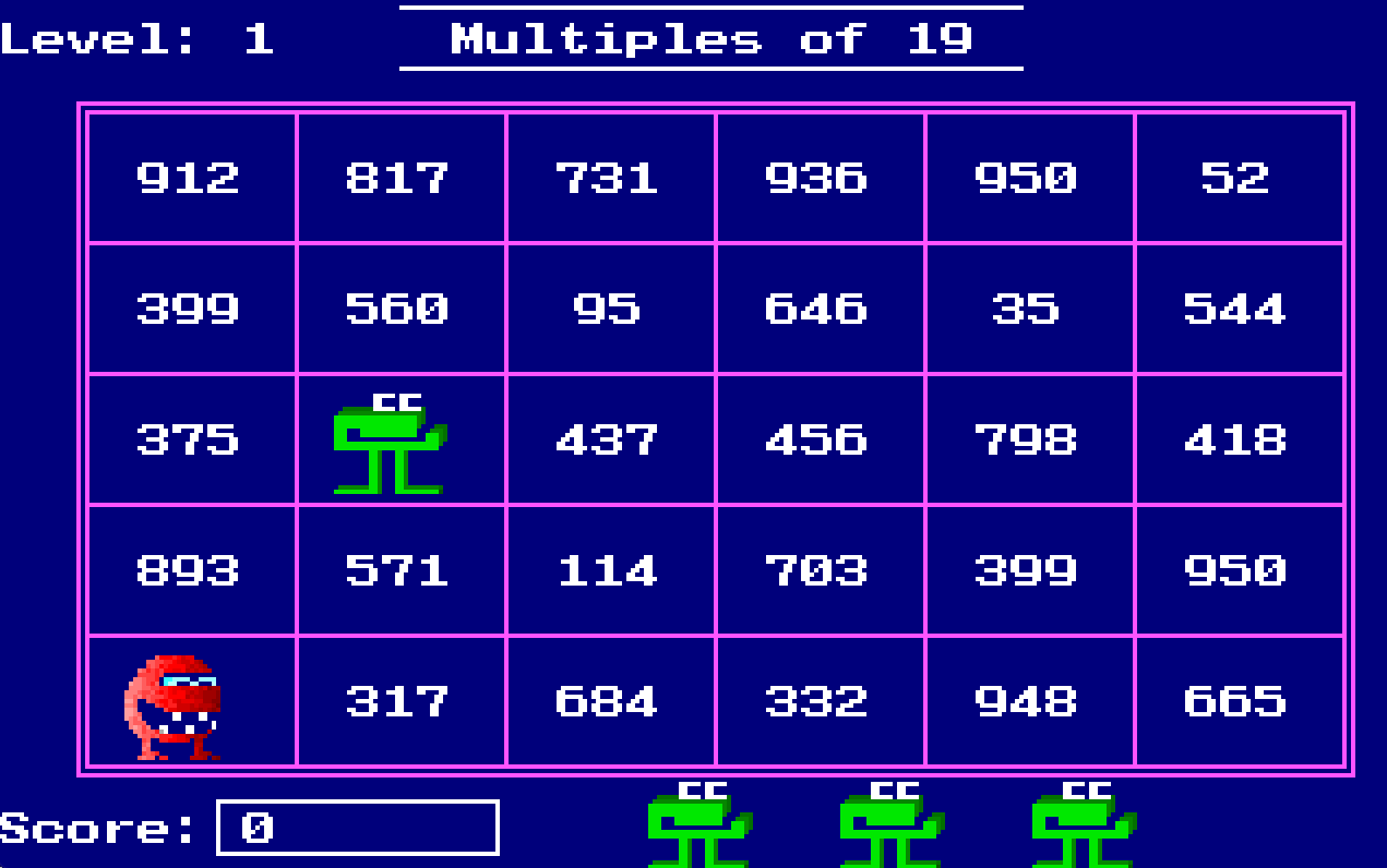Number Munchers Hat