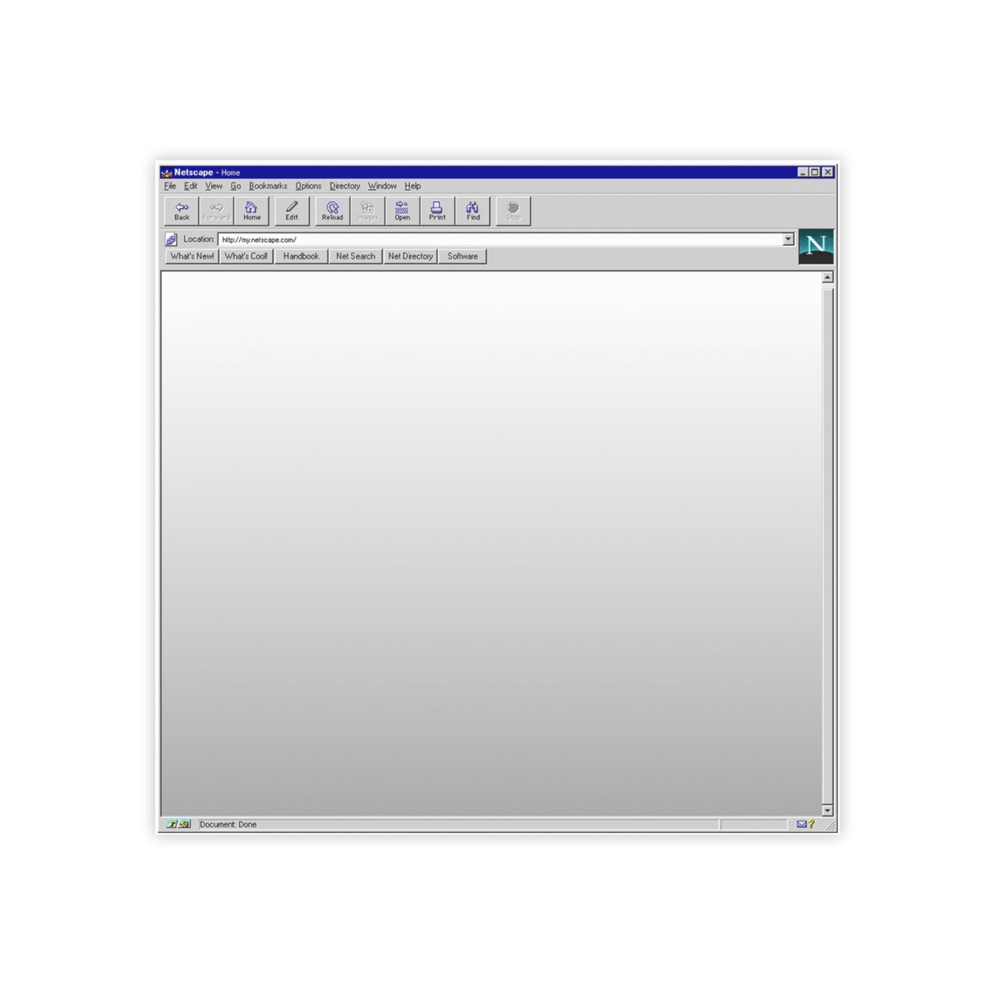 Netscape Navigator Browser Post-it® Notes