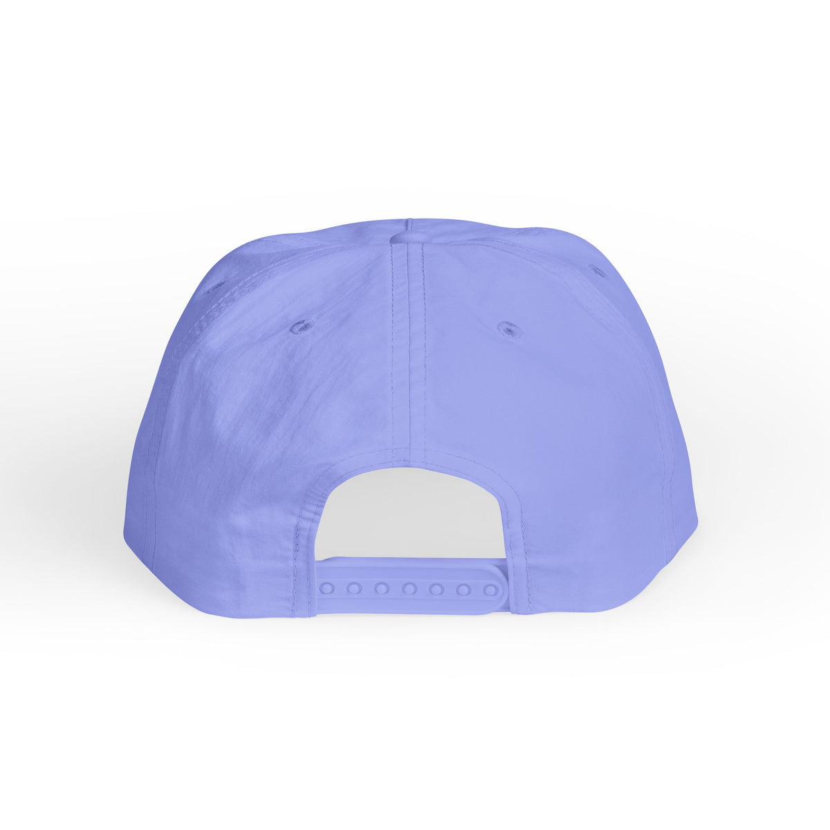 Back of the lapis blue Hudson Soft Bee Surf Cap showing the snapback closure