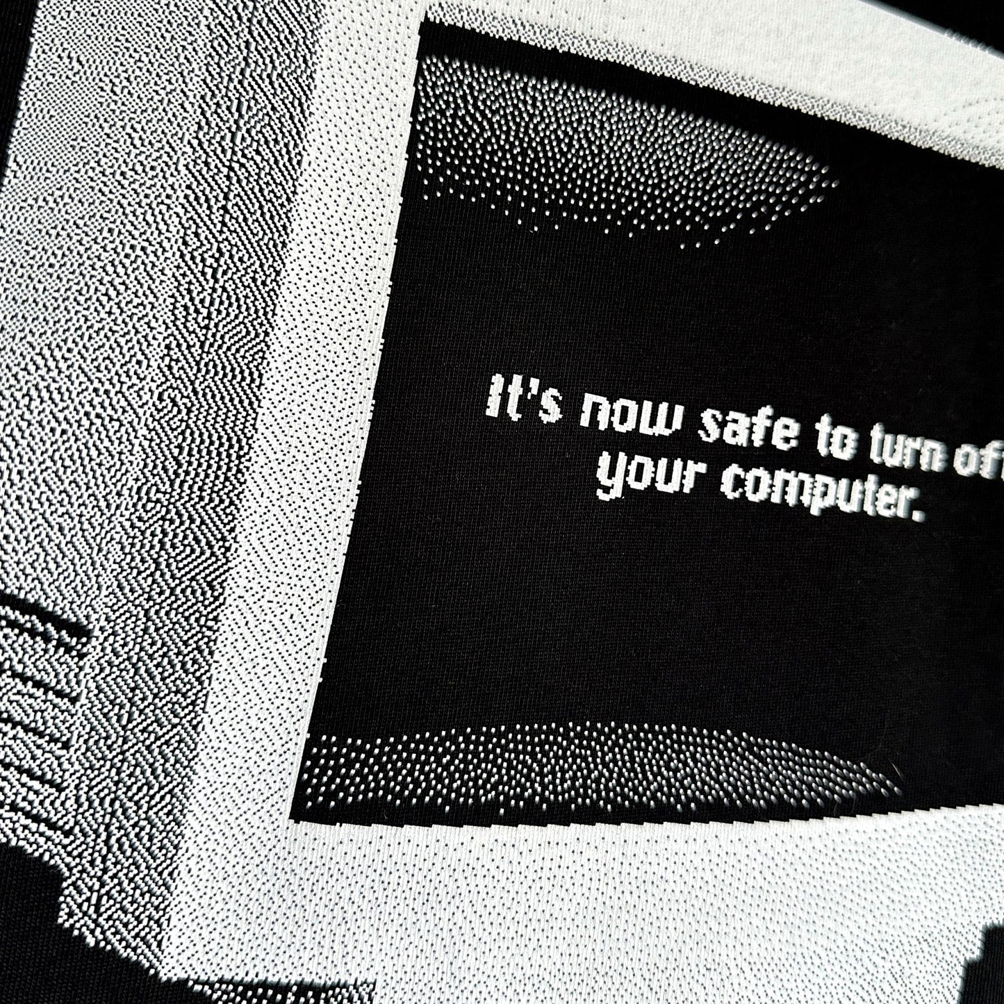 It's Now Safe To Turn Off Your Computer by Nicole Ruggiero T-shirt (Limited run)