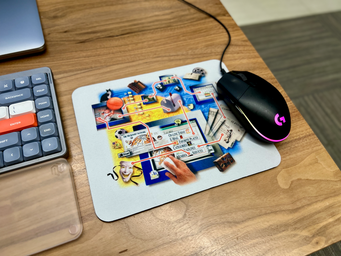 90s Internet Mouse Pad