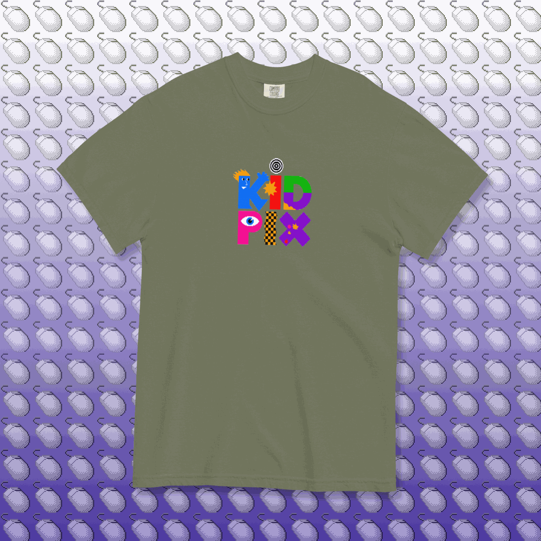 Kid Pix Heavyweight Unisex T-shirt - Comfort Colors 1717