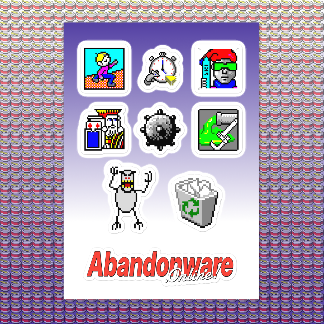 Micorsoft Sticker Microsoft Entertainment Pack Stickers | Retro 90s PC Gaming | Abandonware