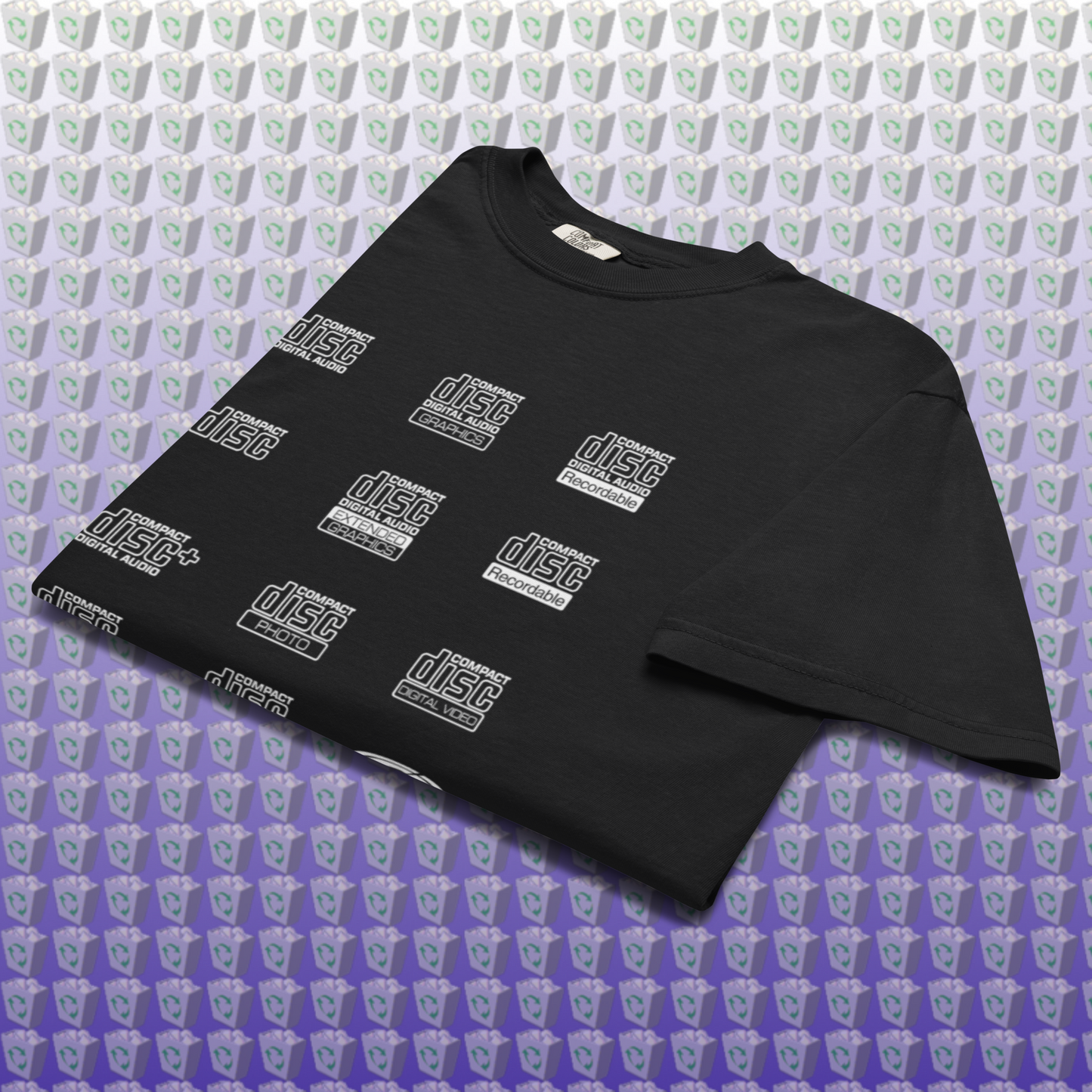 Compact Disc Logos Unisex T-shirt