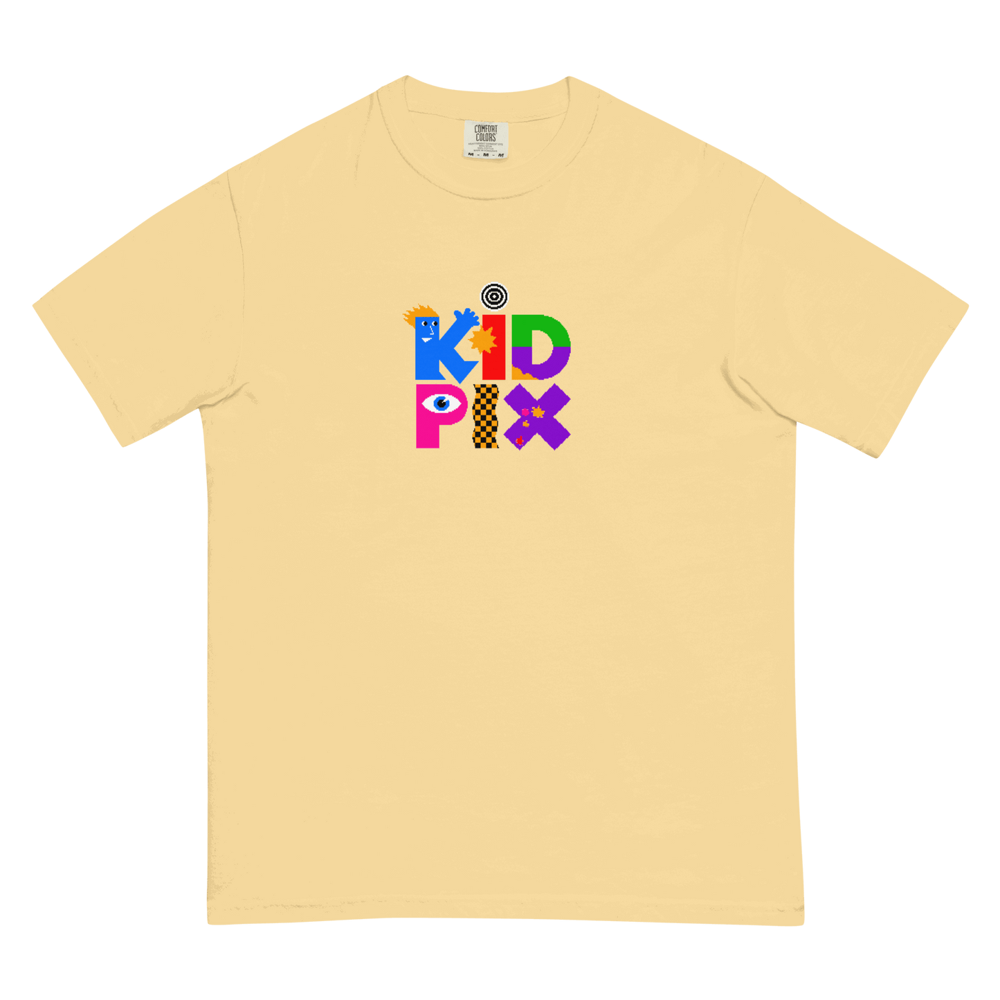 Kid Pix Heavyweight Unisex T-shirt - Comfort Colors 1717