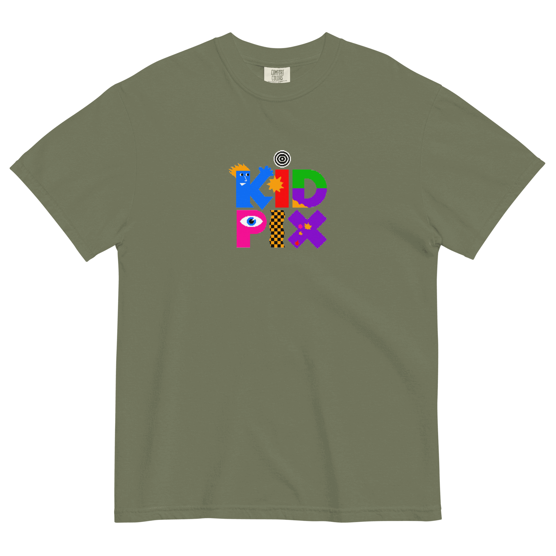 Kid Pix Heavyweight Unisex T-shirt - Comfort Colors 1717