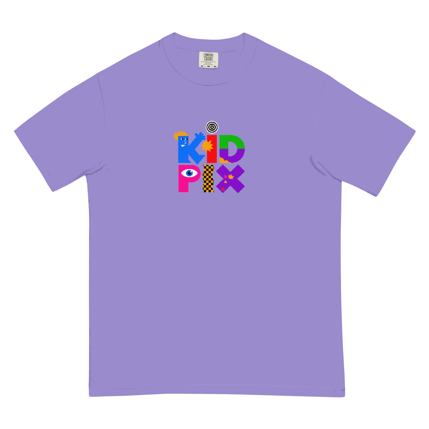 Kid Pix Heavyweight Unisex T-shirt - Comfort Colors 1717