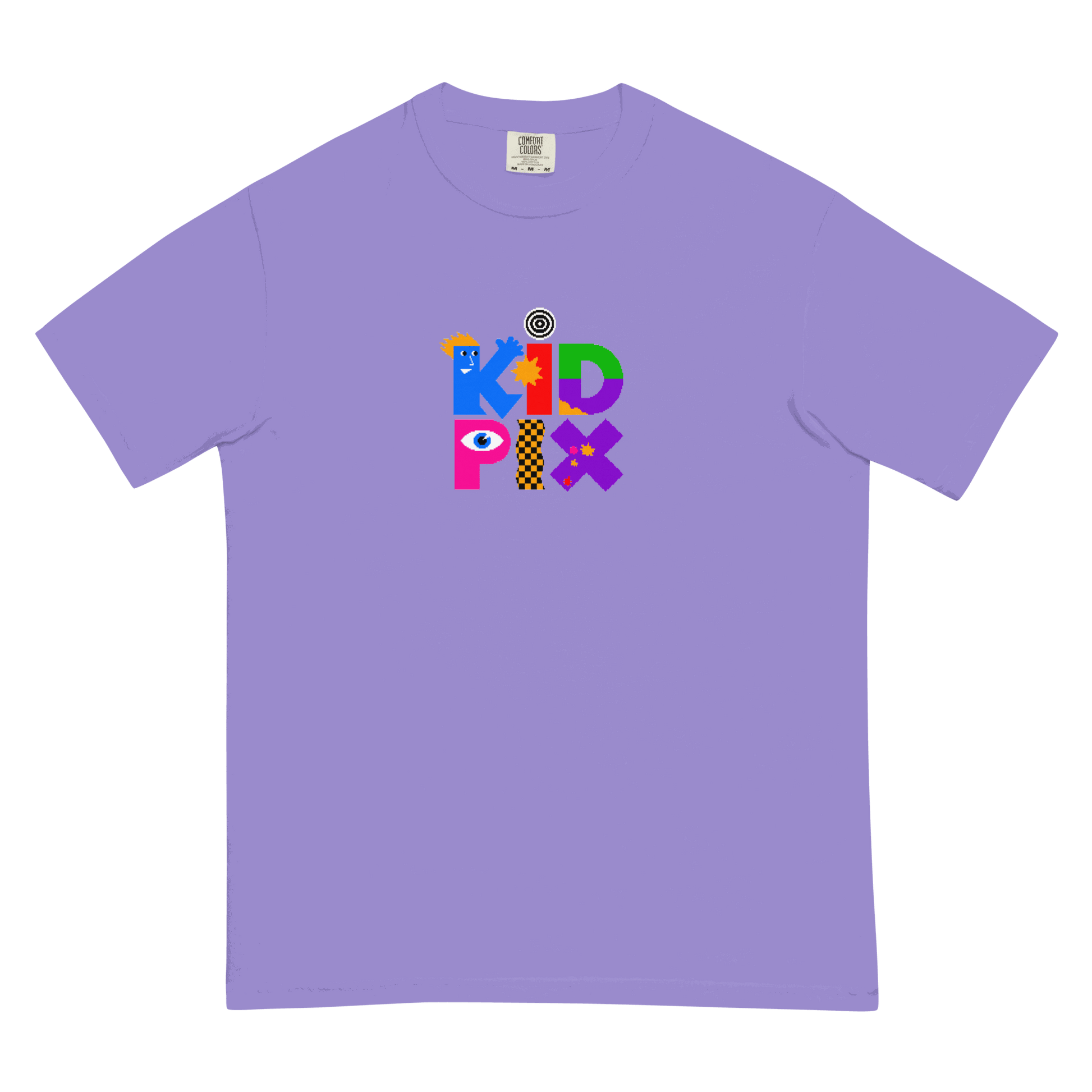 Kid Pix Heavyweight Unisex T-shirt - Comfort Colors 1717